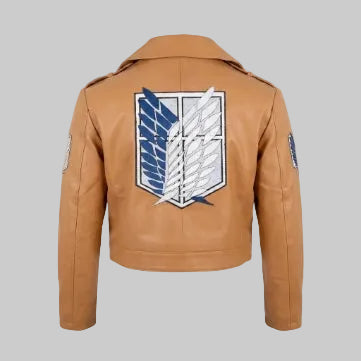 Men's Brown Sheepskin Leather Jacket