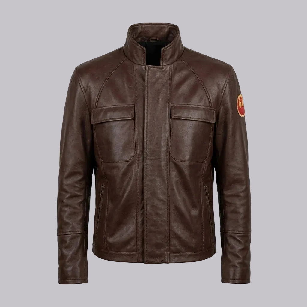 Men's Dark brown Movie Inspired Sheepskin Leather Jacket