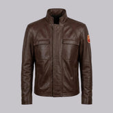Men's Dark brown Movie Inspired Sheepskin Leather Jacket