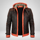 Men's Real Sheepskin Leather Anime Inspired Jacket