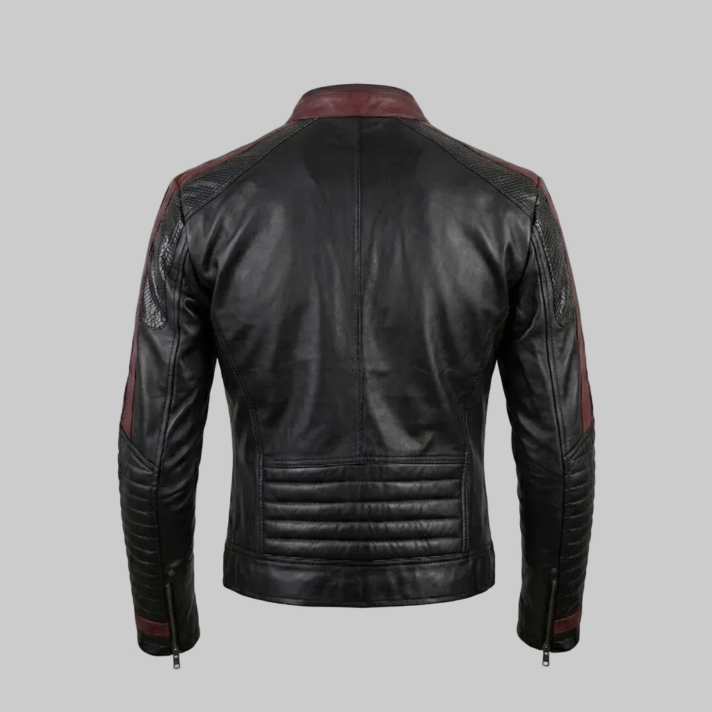 Men's Real Sheepskin Leather Video Game Inspired Jacket