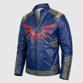 Men's Sheepskin Blue Leather Movie Inspired Jacket