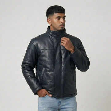 Premium Black Puffer Jacket For Men