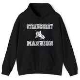 Unisex Black Color Fleece Pullover Hoodie