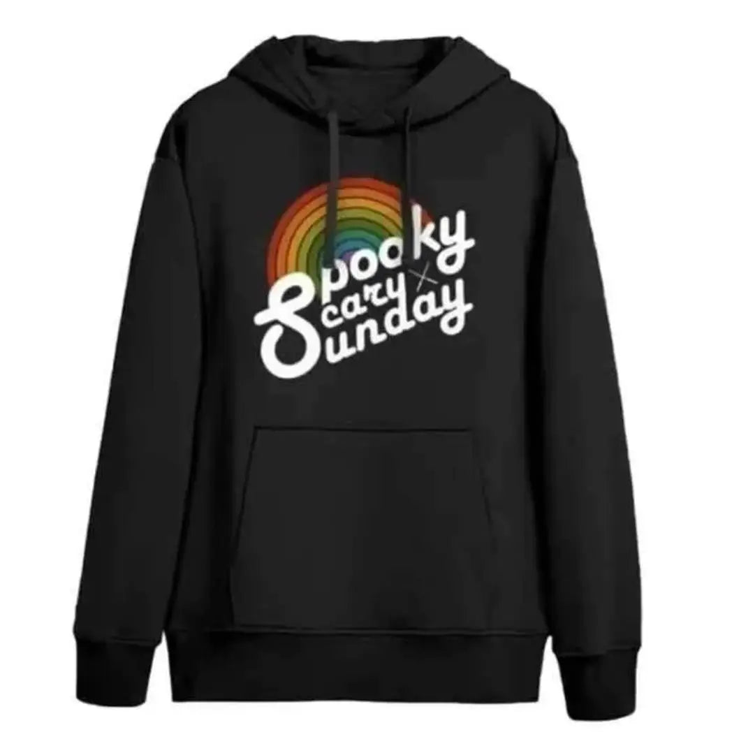 Unisex Black Fleece Pullover Hoodie