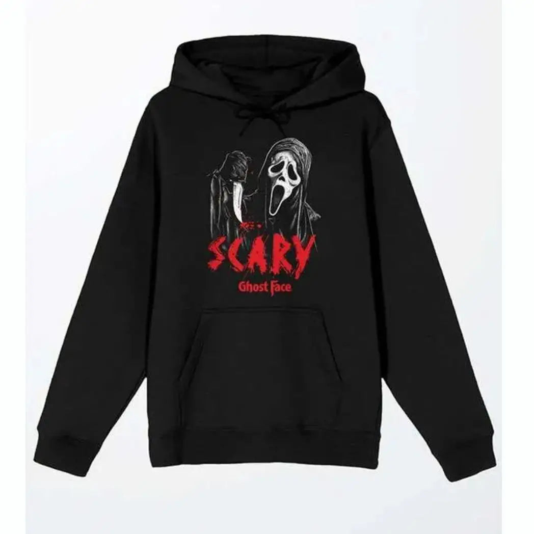 Unisex Black Fleece Pullover Hoodie