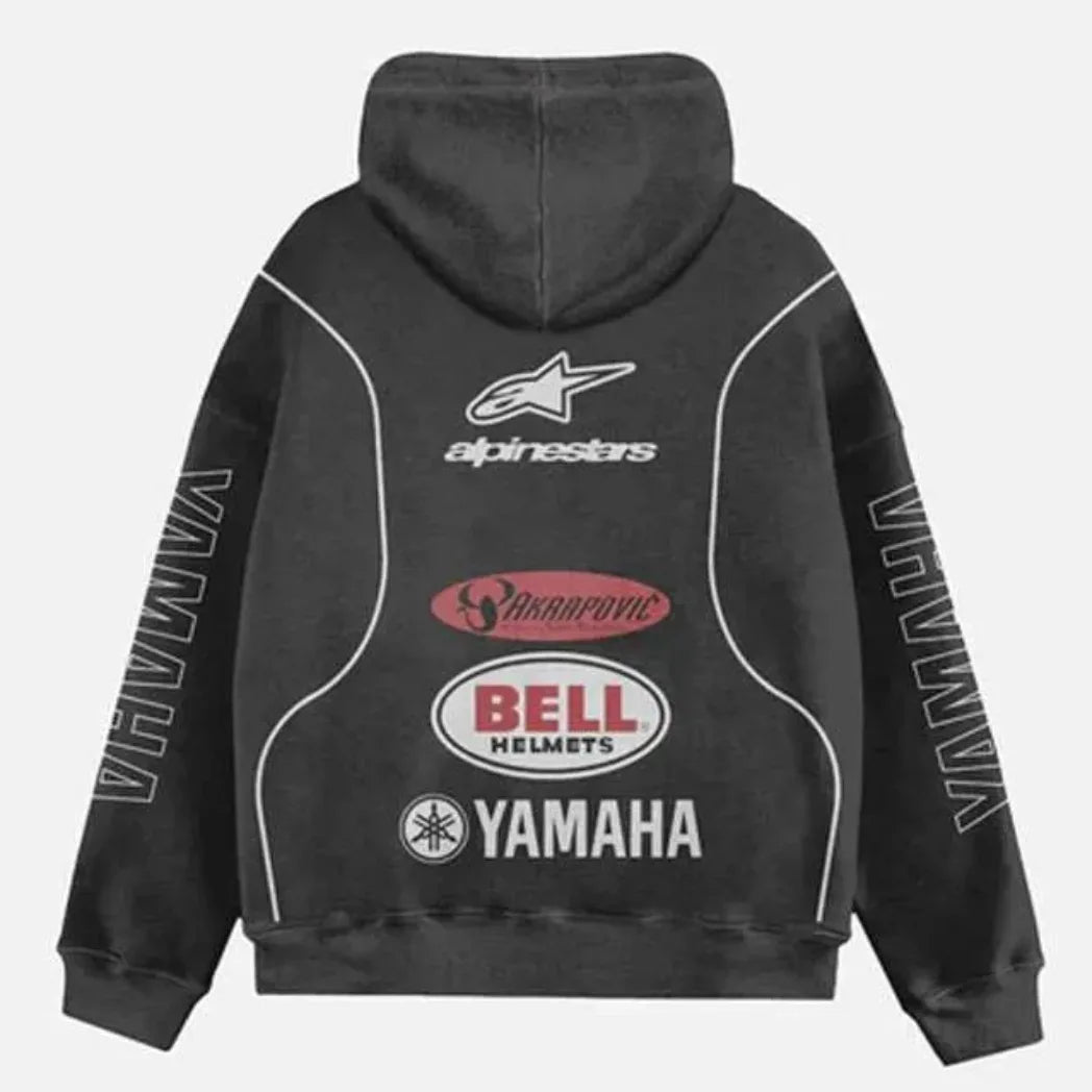 Unisex Black Pullover Fleece Hoodie with Kangaroo Pocket