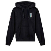 Unisex Black Pullover Hoodie with Ribbed Cuffs