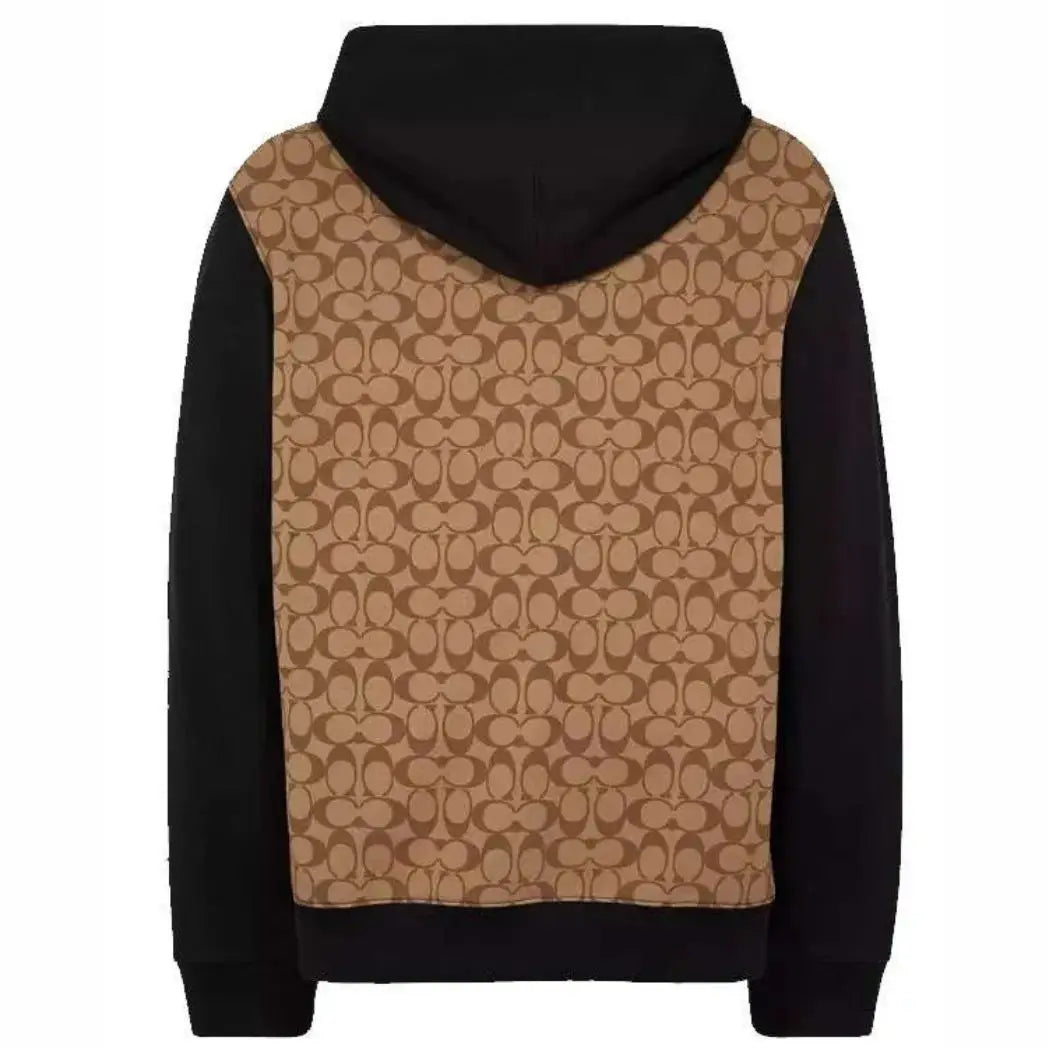 Unisex Brown Fleece Pullover Hoodie