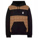 Unisex Brown Fleece Pullover Hoodie