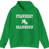 Unisex Green Color Fleece Pullover Hoodie