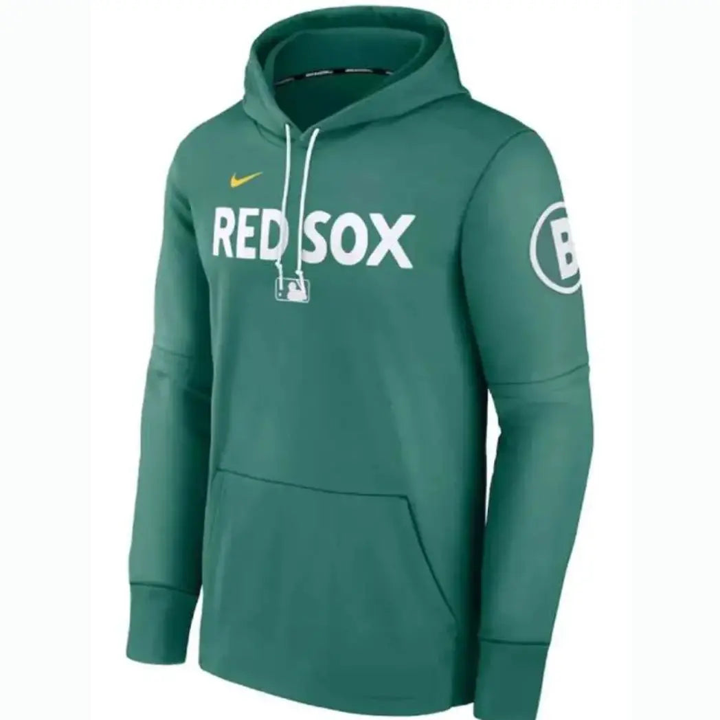 Unisex Green Fleece Pullover Hoodie