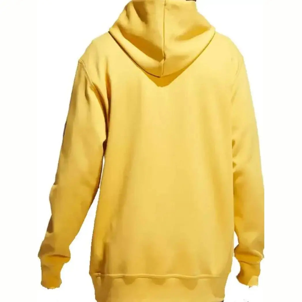 Unisex Yellow Fleece Pullover Hoodie