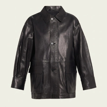 Women's Black Sheepskin Leather Jackets
