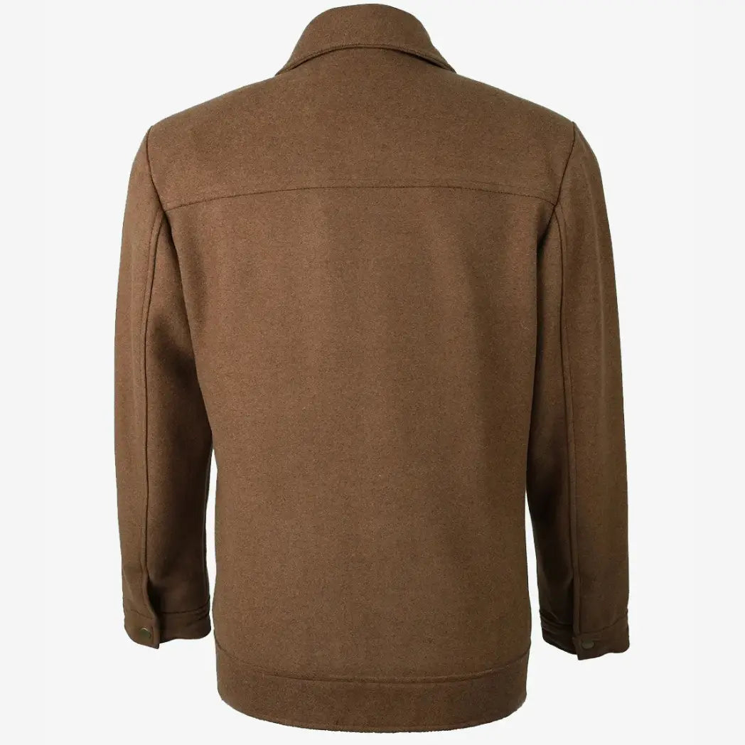 Women’s Brown Wool Utility Jacket
