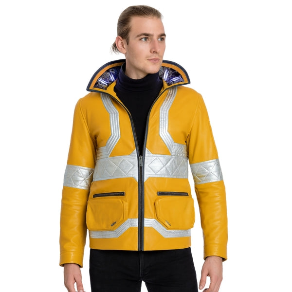 Unwind Leathers 2077 Cyberpunk Edgerunner David Martinez Leather Jacket