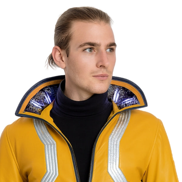 Unwind Leathers 2077 Cyberpunk Edgerunner David Martinez Leather Jacket