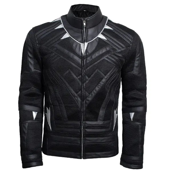Chadwick Boseman Black Panther Leather Jacket