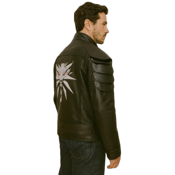 Cyberpunk 2077 Wolf School Leather Jacket 