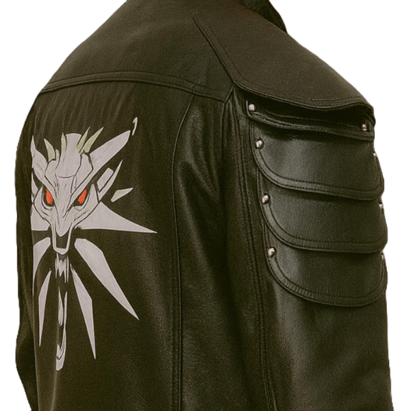 Cyberpunk 2077 Wolf School Leather Jacket 