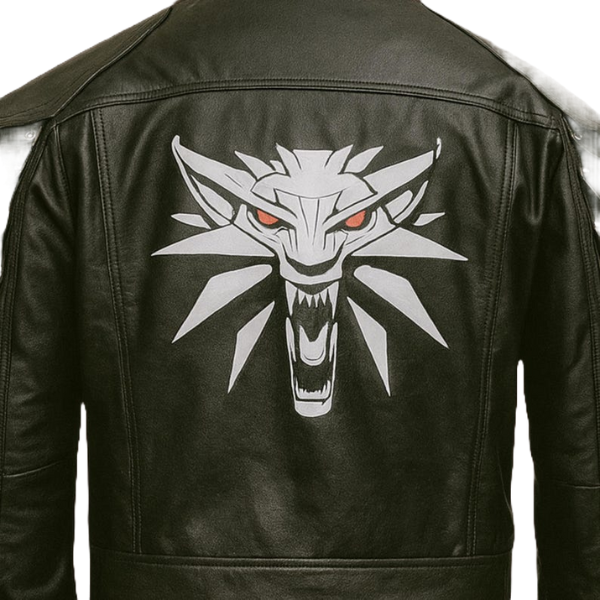 Cyberpunk 2077 Wolf School Leather Jacket 