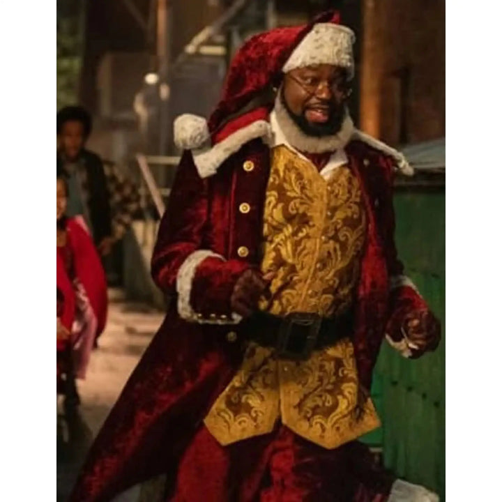Dashing Through The Snow Lil Rel Howery Santa Coat