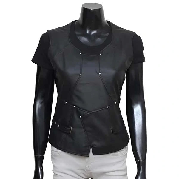 Guardians of The Galaxy Gamora Zoe Saldana Leather Vest