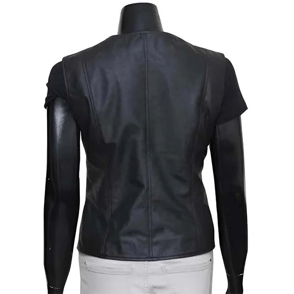 Guardians of The Galaxy Gamora Zoe Saldana Leather Vest