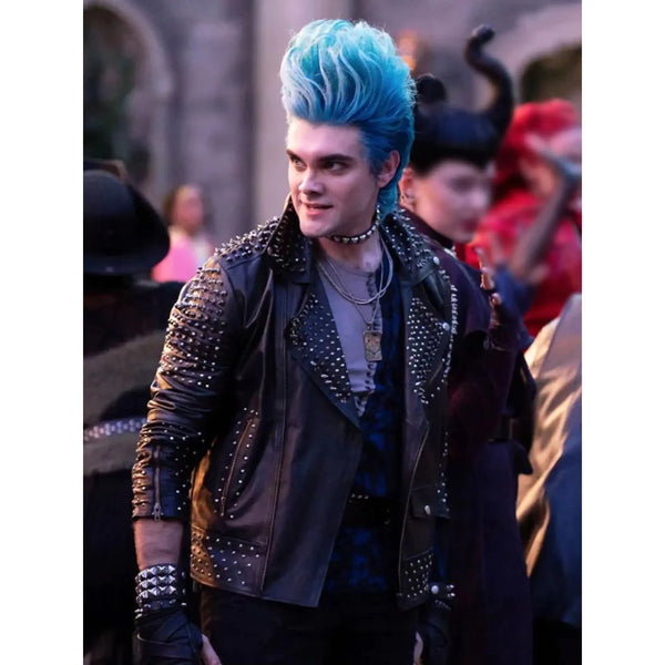 Hades Descendants The Rise Of Red 2024 Studded Leather Jacket