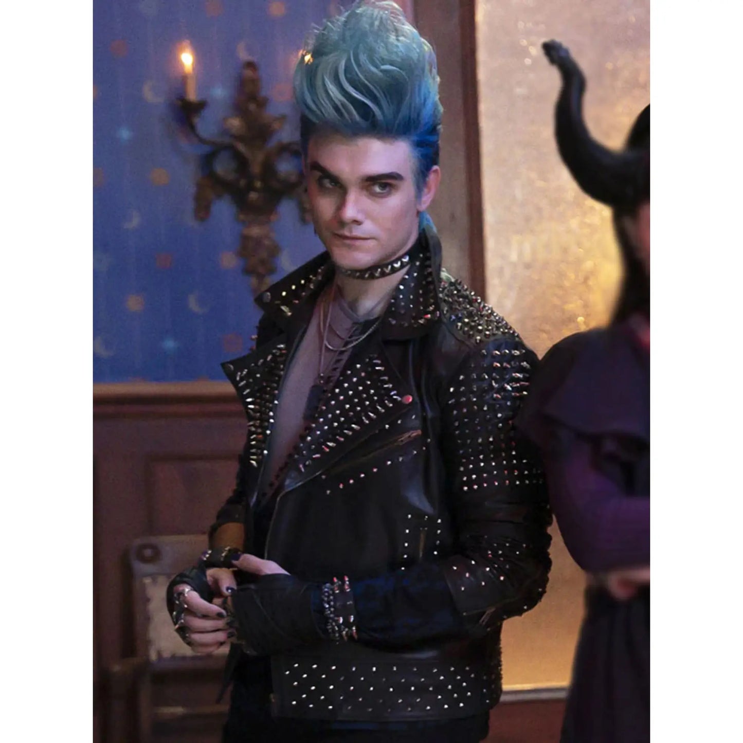 Hades Descendants The Rise Of Red 2024 Studded Leather Jacket