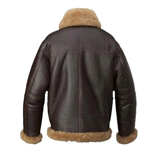Jason Momoa B3 Shearling Bomber Leather Jacket