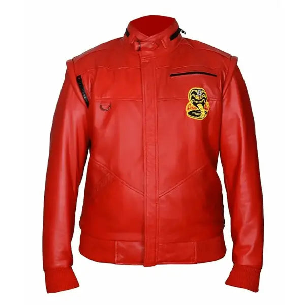 Karate Kid Cobra Kai William Zabka Bomber Leather Jacket