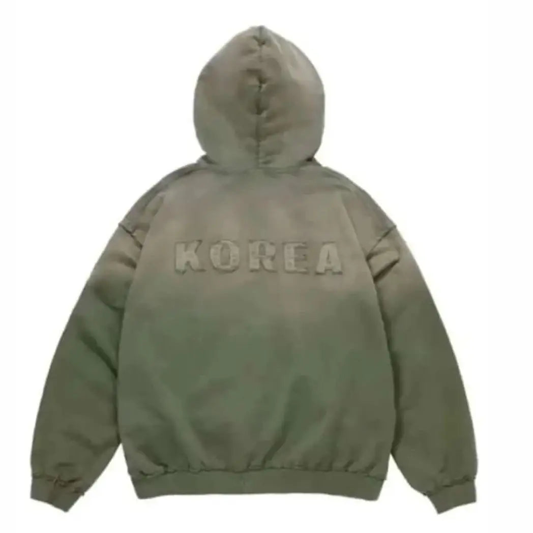 Unisex Classic Green Fleece Pullover Hoodie