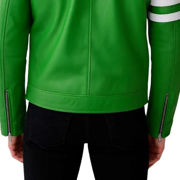 Men Adult Ben 10 Cosplay Leather Jacket