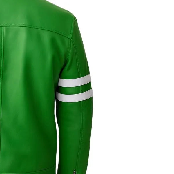 Men Adult Ben 10 Cosplay Leather Jacket