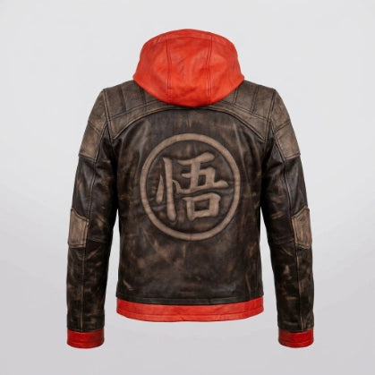 Men's Real Sheepskin Leather Anime Inspired Jacket