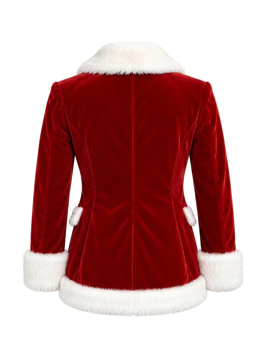 Men’s red Christmas blazer styled for holiday parties and festive events