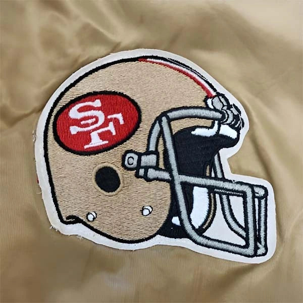 San Francisco Forty Niners Gold Jacket