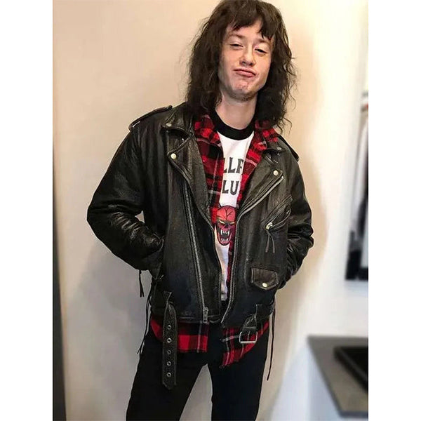 Stranger Things Eddie Munson Biker Jacket