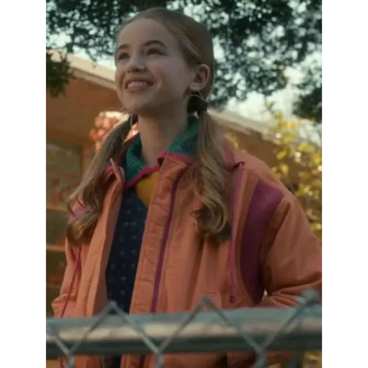  Stranger Things S05 Holly Wheeler Orange Bomber Jacket