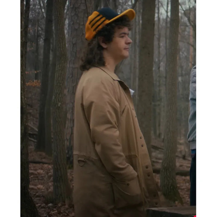 Stranger Things Season 5 Dustin Henderson Brown Coat