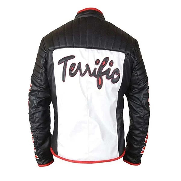 Superman 2025 Mr Terrific Fair Play Leather Jacket