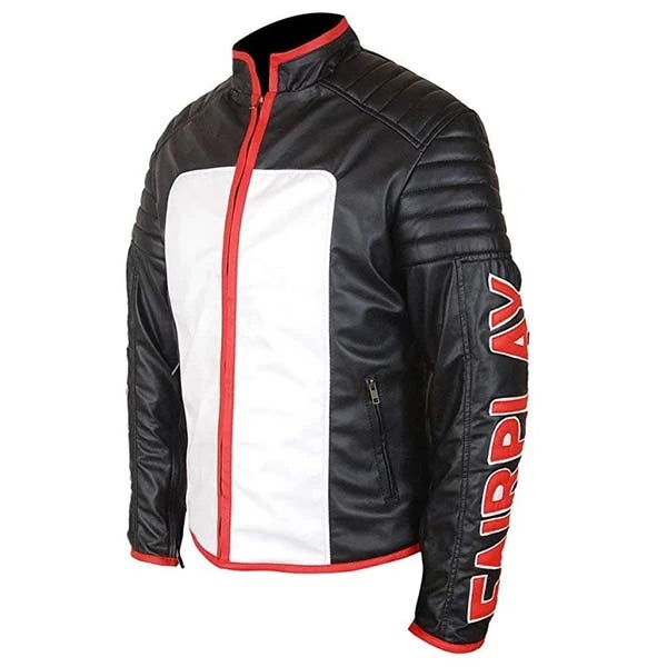 Superman 2025 Mr Terrific Fair Play Leather Jacket