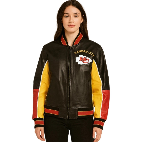 Taylor Swift Kansas City Chiefs Leather Jacket