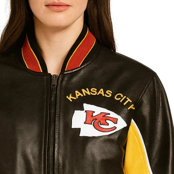 Taylor Swift Kansas City Chiefs Leather Jacket