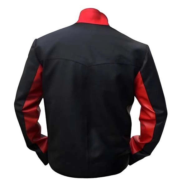 Batman Red And Black Leather Jacket