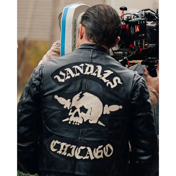 The Bike Riders Tom Hardy Vandals Chicago Black Biker Leather Jacket
