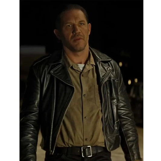 The Bike Riders Tom Hardy Vandals Chicago Black Biker Leather Jacket