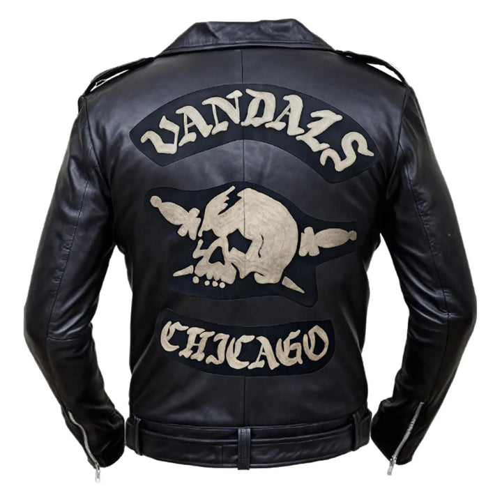 The Bike Riders Tom Hardy Vandals Chicago Black Biker Leather Jacket