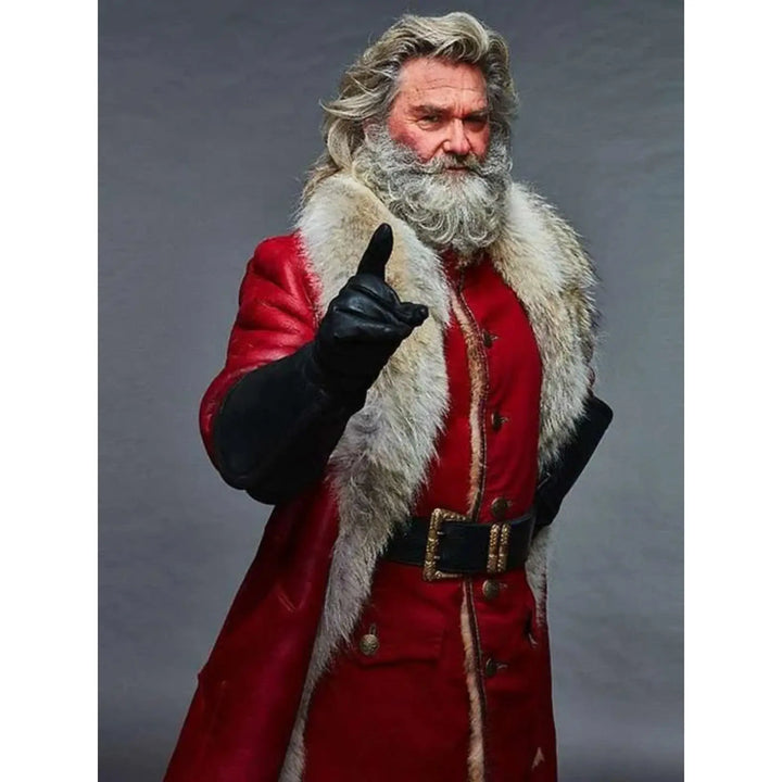 The Christmas Chronicles Santa Claus Shearling Fur Coat